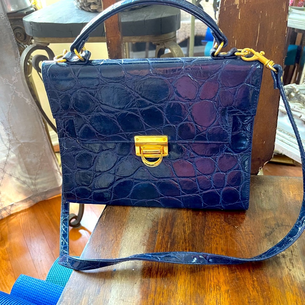 Vintage Patent Leather Strap or Handle Bag